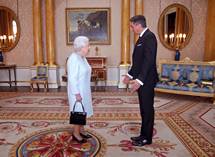 28. 2. 2019, London – Predsednik republike Borut Pahor se je sreal s kraljico Elizabeto II (DPA/STA)